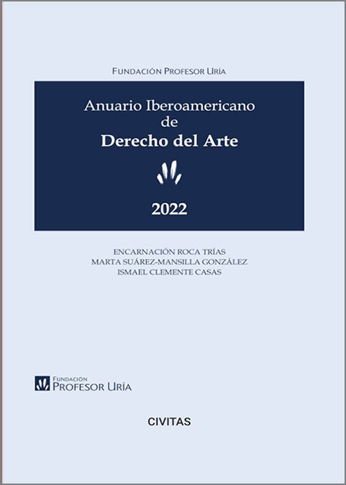 Anuario Iberoamericano de Derecho del Arte 2022 
              
            
 - Puig i Ferriol, Lluis
